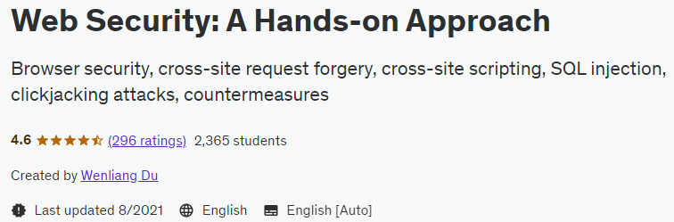 Pictures · Web Security: A Hands-on Approach 2021-8