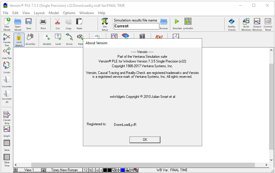 Pictures · Vensim PLE 7.3.5 / DSS 6.4E