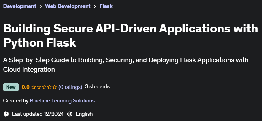 Pictures · Udemy — Building Secure API-Driven Applications with Python Flask 2024-12