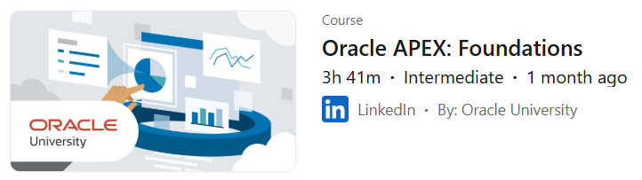 Pictures · LinkedIn — Oracle APEX: Foundations 2024-11