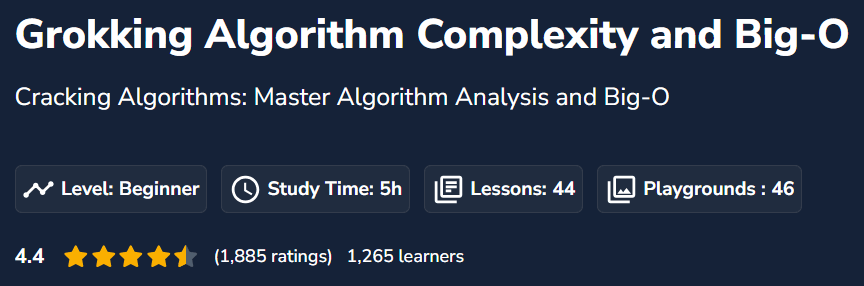 Images · DesignGurus – Grokking Algorithm Complexity et Big-O 2025-10
