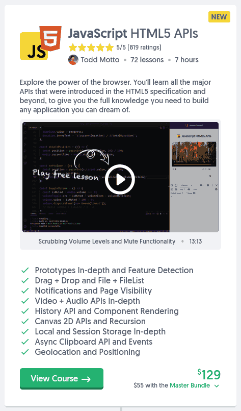 Pictures · Ultimate Courses – JavaScript HTML5 APIs 2021-9