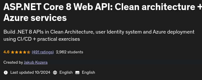 Pictures · ASP.NET Core 8 Web API: Clean architecture + Azure services 2024-10
