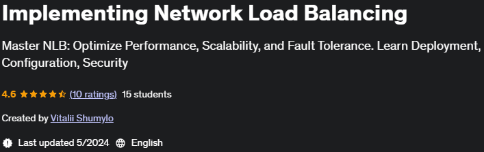 Pictures · Implementing Network Load Balancing 2024-5