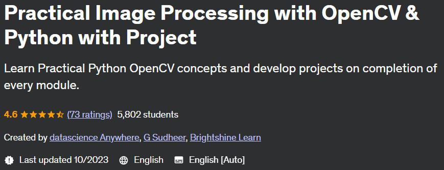 Pictures · Practical Image Processing with OpenCV & Python with Project 2022-3