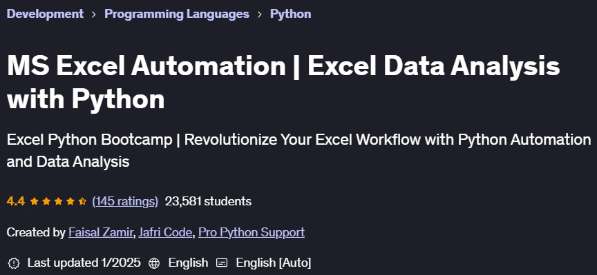 Pictures · MS Excel Automation | Excel Data Analysis with Python 2024-1