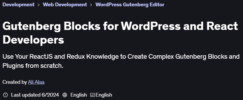 Pictures · Udemy — Gutenberg Blocks for WordPress and React Developers 2022-1