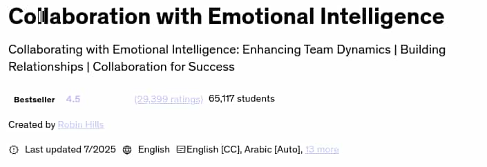 Pictures · Udemy — Collaboration with Emotional Intelligence 2025-7