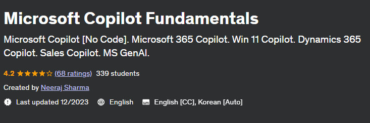 Pictures · Microsoft Copilot Fundamentals 2023-9