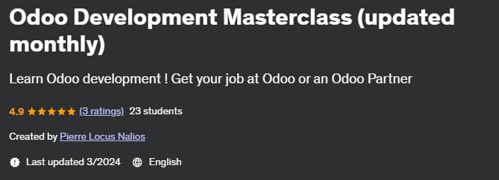 Pictures · Udemy — Odoo Development Masterclass (updated monthly) 2023-12