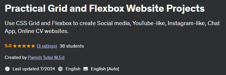 Pictures · Udemy — Practical Grid and Flexbox Website Projects 2024-7