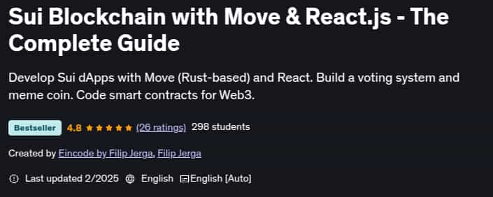 Pictures · Udemy — Sui Blockchain with Move & React.js – The Complete Guide 2025-2