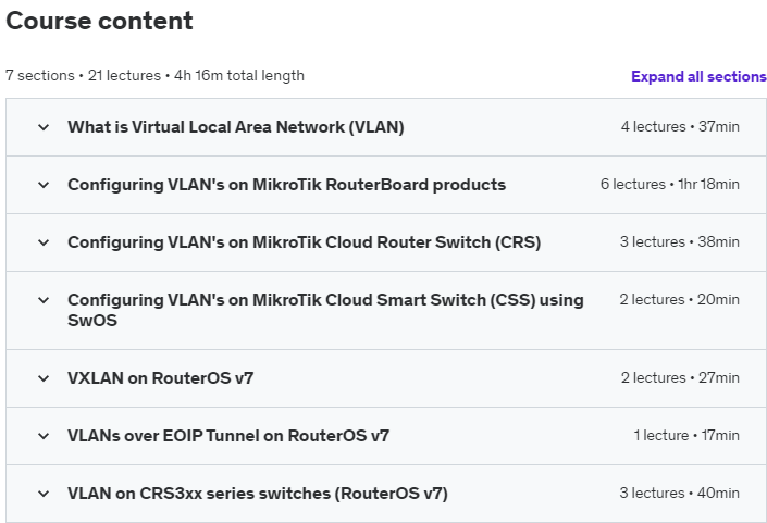 课程主题 · VLAN 和 VXLAN 在 MikroTik 与 LABS (RouterOS v6 和 v7) 2022-10