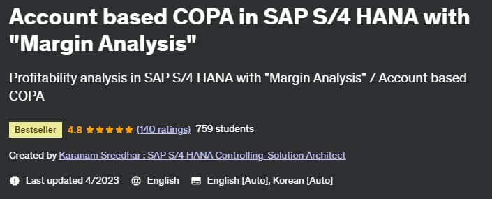 Pictures · Account based COPA in SAP S/4 HANA with “Margin Analysis” 2023-4