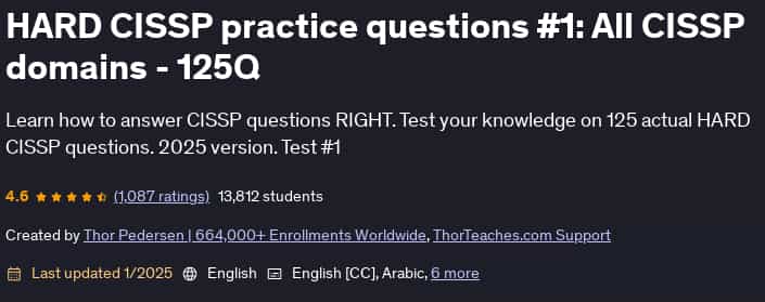 Pictures · HARD CISSP practice questions #1: All CISSP domains – 125Q 2025-1