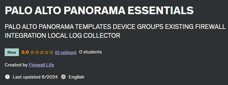 Pictures · Udemy — PALO ALTO PANORAMA ESSENTIALS 2024-6