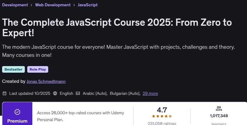 Imágenes · El completo JavaScript Cursos 2025¡De cero a experto! 2025-10