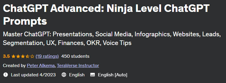 Pictures · ChatGPT Advanced: Ninja Level ChatGPT Prompts 2023-2