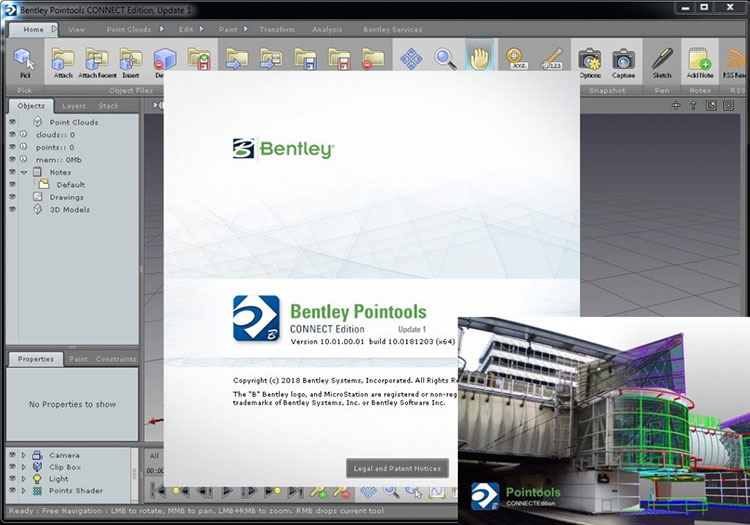Pictures · Bentley Pointools Connect Edition 10.01.00.01