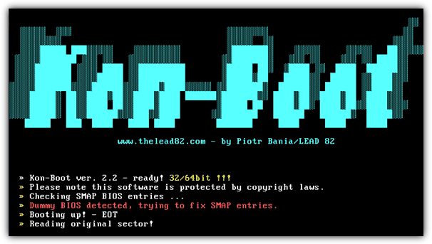 Pictures · KON-BOOT 2.7