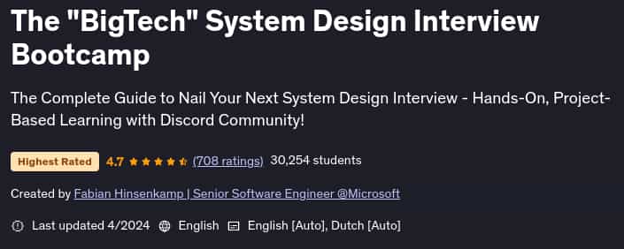 Pictures · Udemy — The “BigTech” System Design Interview Bootcamp 2024-4