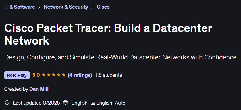 Imágenes · Cisco Packet Tracer: Construir una red de centro de datos 2025-4