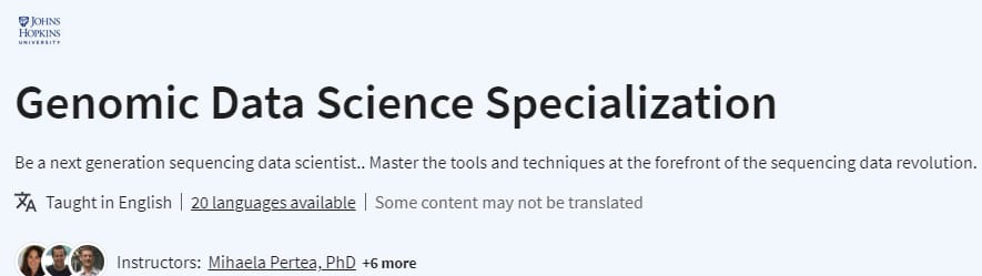 Pictures · Coursera — Genomic Data Science Specialization 2024-2