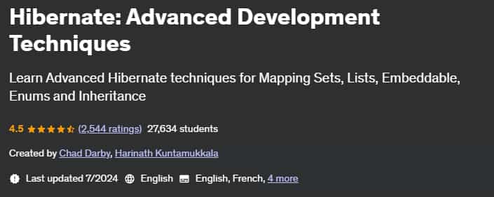 Pictures · Udemy — Hibernate: Advanced Development Techniques 2024-2