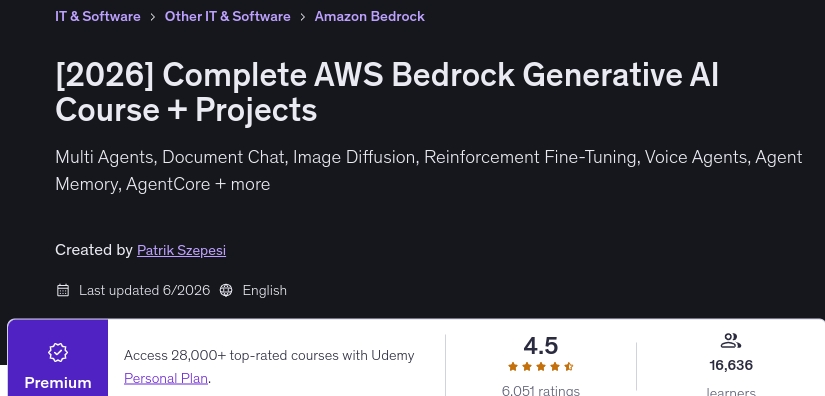 画像 · [2026■完全 AWS ベッドロック AI コース+プロジェクト 2026-6