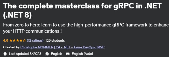Pictures · Udemy — The complete masterclass for gRPC in .NET (.NET 8) 2023-4