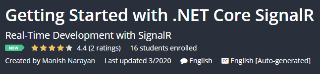 Pictures · Udemy — Getting Started with .NET Core SignalR 2020-3