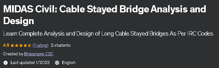 Pictures · Udemy — MIDAS Civil: Cable Stayed Bridge Analysis and Design 2023-1