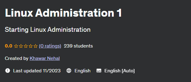 Pictures · Udemy — Linux Administration 1 2023-8