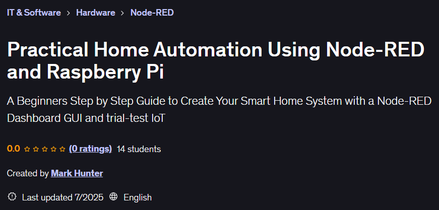 이미지 · Node-RED 및 Raspberry Pi를 사용하여 실용적인 홈 자동화 2025-7