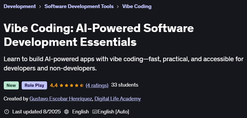 Pictures · Vibe Coding: AI-Powered Software Development Essentials 2025-8