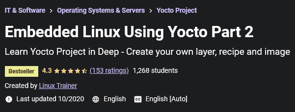 Изображения · встроенный Linux Использование Yocto Part 2 2020-10