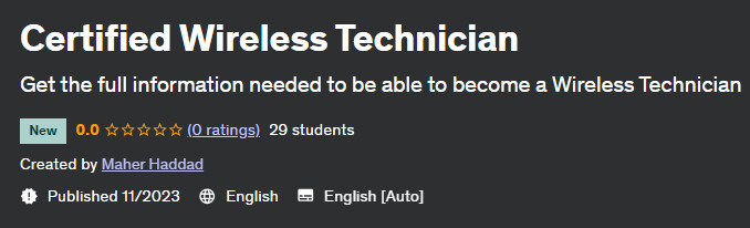 Pictures · Udemy — Certified Wireless Technician 2023-11