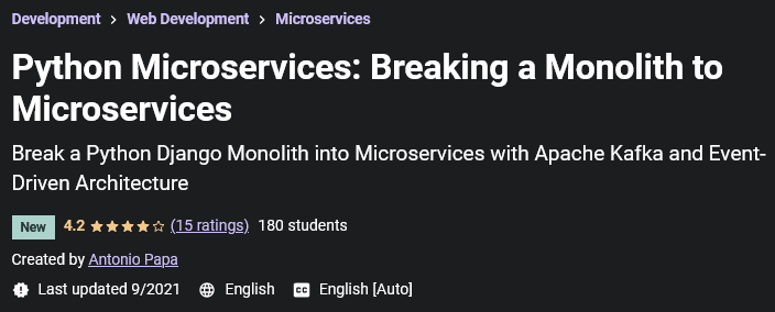 Pictures · Python Microservices: Breaking a Monolith to Microservices 2021-9