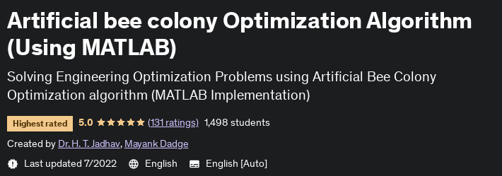 Pictures · Artificial bee colony Optimization Algorithm (Using MATLAB) 2021-1