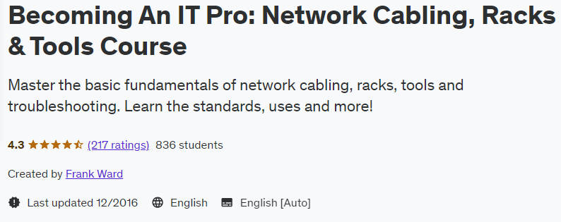 Pictures · Becoming An IT Pro: Network Cabling, Racks & Tools Course 2016-12