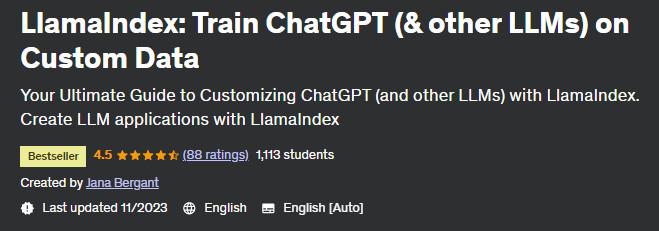 Pictures · LlamaIndex: Train ChatGPT (& other LLMs) on Custom Data 2023-11
