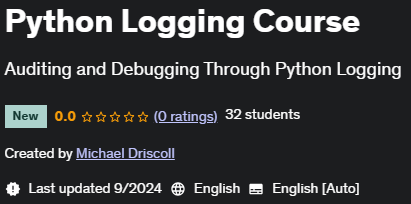 Pictures · Python Logging Course 2024-12