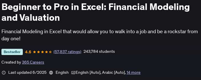 Pictures · Udemy — Beginner to Pro in Excel: Financial Modeling and Valuation 2025-6