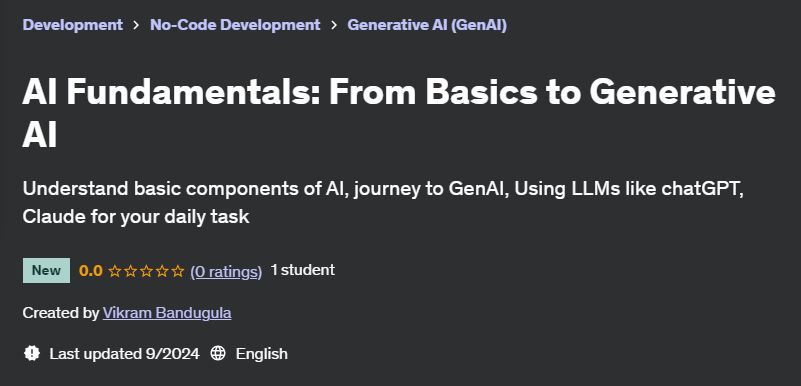 Pictures · Udemy — AI Fundamentals: From Basics to Generative AI 2024-9