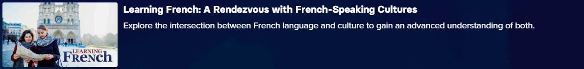 Pictures · TheGreatCoursePlus — The Great Course Plus – Learning French: A Rendezvous with French-Speaking Cultures 2022-7