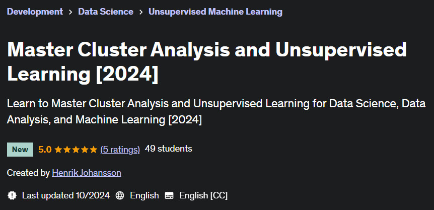 Pictures · Master Cluster Analysis and Unsupervised Learning [2024] 2024-9