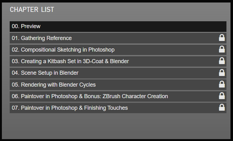 Course topics · The Gnomon Workshop – HIGH-FIDELITY ENVIRONMENT DESIGN 2024-2
