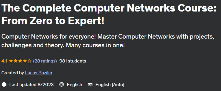 Pictures · Udemy — The Complete Computer Networks Course: From Zero to Expert! 2023-6