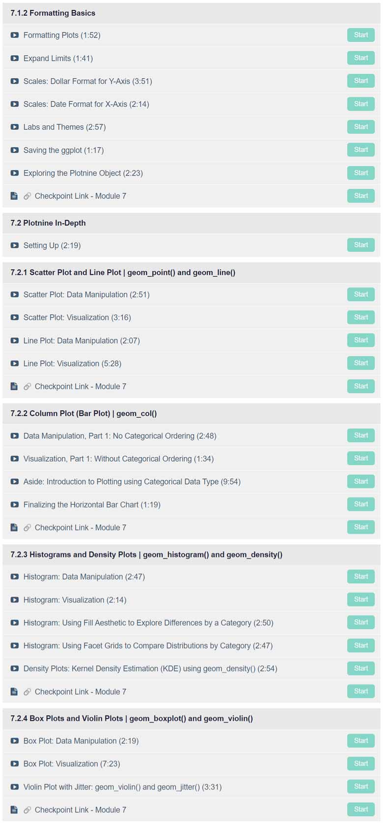 Course topics · Business Science University – Python for Data Science Automation (Course 1) 2024-10