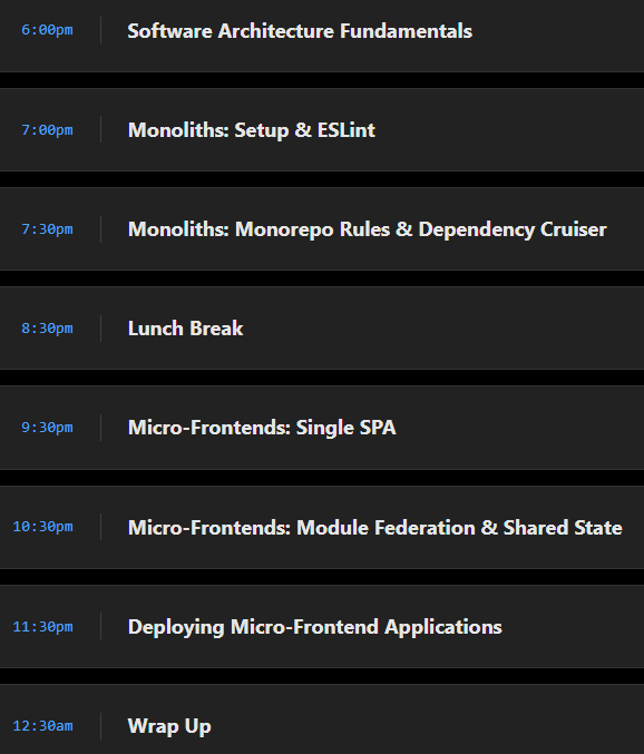 Kursthemen · Frontend-Architektur: Monoliths zu Micro-Frontends 2026-5